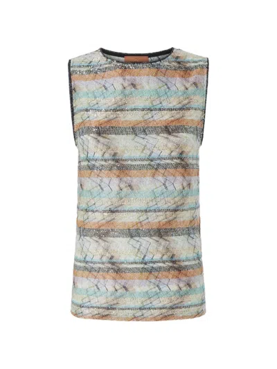 Missoni Top A Righe Multicolore