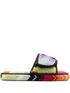 Missoni Giacomo Slippers Open With Tear Arancio In Pink
