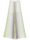 Missoni Vertical Stripe Trousers With Shimmering Textures