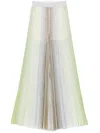 Missoni Vertical Stripe Trousers With Shimmering Textures