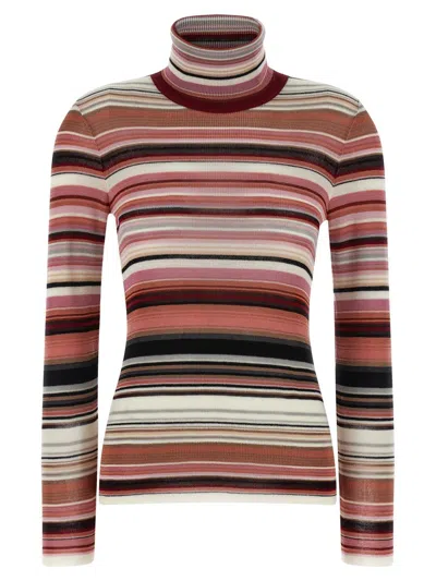 MISSONI MISSONI STRIPED TURTLENECK SWEATER