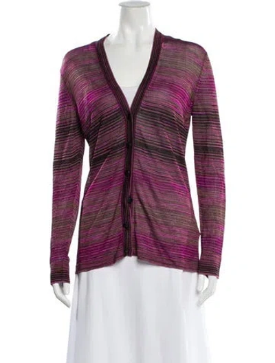 Pre-owned Missoni Striped V-neck Sweater