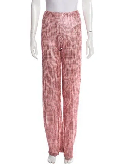 Pre-owned Missoni Striped Wide Leg Pants