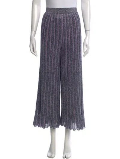 Pre-owned Missoni Striped Wide Leg Pants W/ Tags In Multi