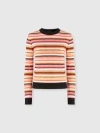 Missoni Crochet-knit Cotton-blend Sweater In Multicoloured