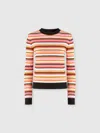 Missoni Crochet-knit Cotton-blend Sweater In Multicoloured