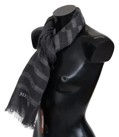Missoni Striped Wool Scarf In Multi