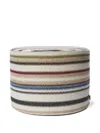 Missoni Striped Zig-zag Stool (40cm X 30cm) In White