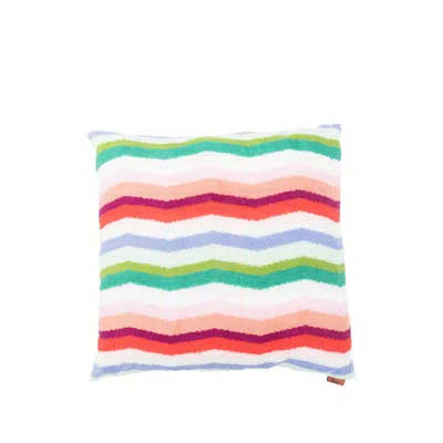 MISSONI STRIPED-PATTERN CUSHION