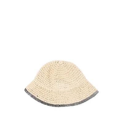 Missoni Striped-trim Bucket Hat In Neutral