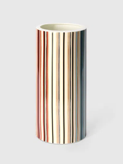 Missoni Stripes Jenkins Vase - Ø 16 × H 36 Cm In Multi
