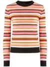 Missoni Crochet-knit Cotton-blend Sweater In Black