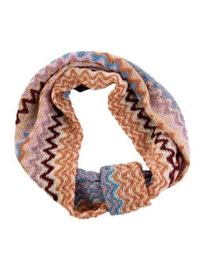 Pre-owned Missoni Stripped Pattern Print Headband