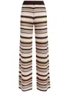 Missoni Crochet-knit Cotton-blend Wide-leg Pants In Neutrals