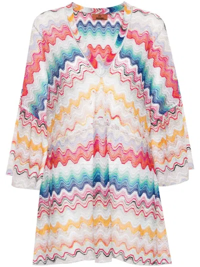 Missoni Stunning White Zigzag Cover-up For Women