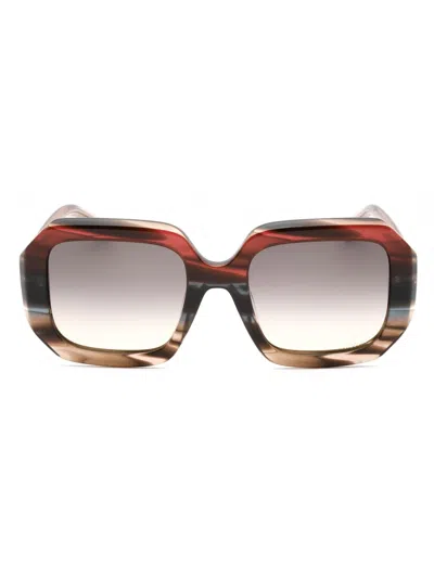 Missoni Stylish Oval Women's Sunglasses In Transparent