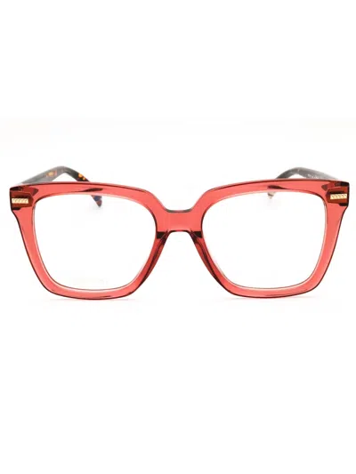 Missoni Stylish Rectangular Eyeglasses For Women In Red