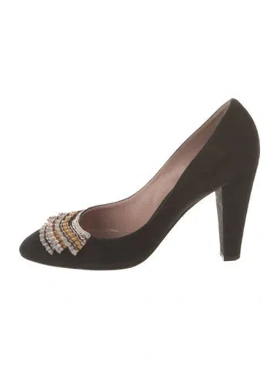 Pre-owned Missoni Suede Pumps In Brown