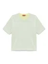 Missoni Knitted T-shirt In Verde