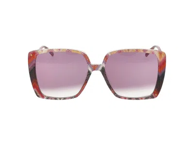Missoni Sunglasses In Pink Pattern
