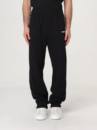 Missoni Cotton-fleece Sweatpants In Black
