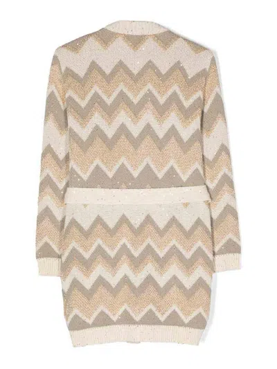 Missoni Kids' Suéter Cuello Redondo In Neutral