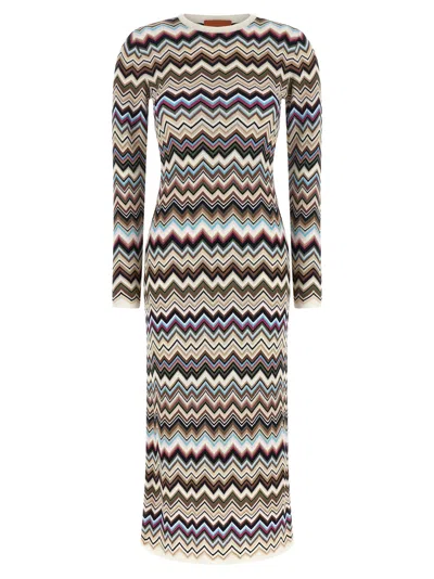 Missoni Sweater Dress In Multi