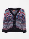 Missoni V-neck Brushed Cardigan In Bunt