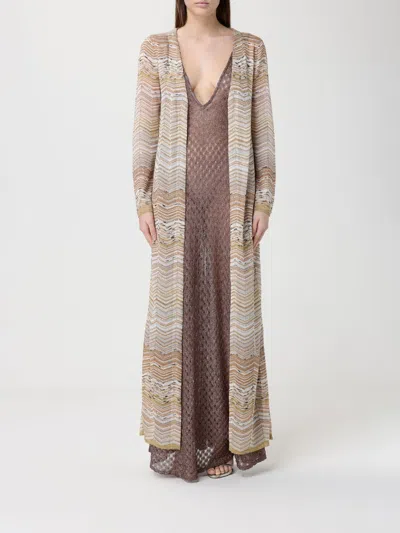 Missoni Cardigan Woman  In Gold