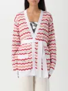 Missoni Chevron-knit Cardigan In Multicolor