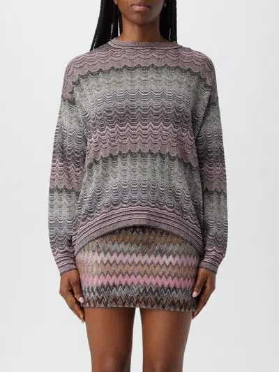 MISSONI SWEATER MISSONI WOMAN COLOR VIOLET,415398019