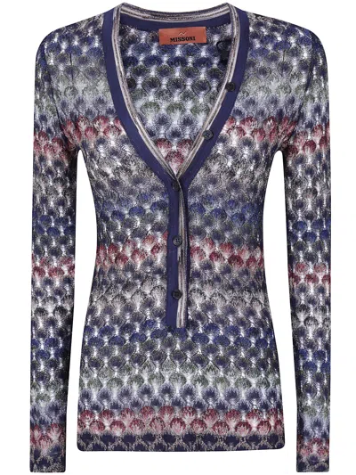 Missoni Sweater V-neck "ds26wn0u. Br015p" In Multi