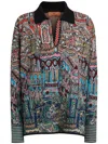 Missoni Seraphim Pull Over Multicolor Blue And Red Tones