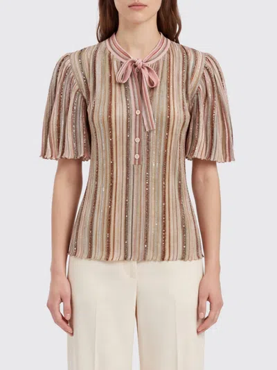 Missoni Sweater Woman Color Pink In Multi