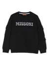 Missoni Logo-embroidered Swetashirt In Black
