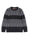 Missoni Zigzag Sweater In Blue