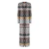 Missoni Knitted Long Cardigan In Multi
