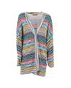 Missoni Zigzag-woven Cardigan In Multicolour