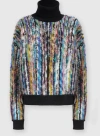 Missoni Abstract Pattern Print Sweater In Multicolour