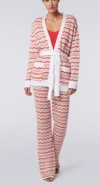 Missoni Chevron-knit Cardigan In White