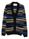 Missoni Cardigan Aus Reiner Wolle Mit Intarsienmuster In Black
