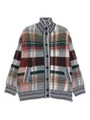 Missoni Oversized Cardigan With Embroidered Wool Blend In Multi