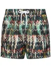 Missoni Zigzag-print Swim Shorts