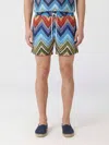 Missoni Zigzag Pattern Swimsuit Featuring Practical Pockets In Multi