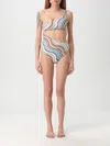 Missoni Multicolor Wave Asymmetric Cutout One-piece Swimsuit In Multicolor