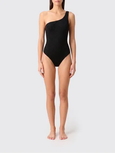 Missoni One-piece Swimsuit In Lam Viscose In Black