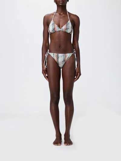 Missoni Zigzag Pattern Sequins-detail Bikini Set In Multi