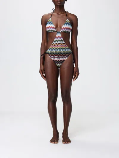 Missoni Swimsuit  Woman Color Black In Multi