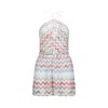 Missoni Multicolor Halter Neck Swimsuit With Zigzag Pattern