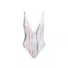 Missoni One-piece Swimsuit With V-neck And Sequins